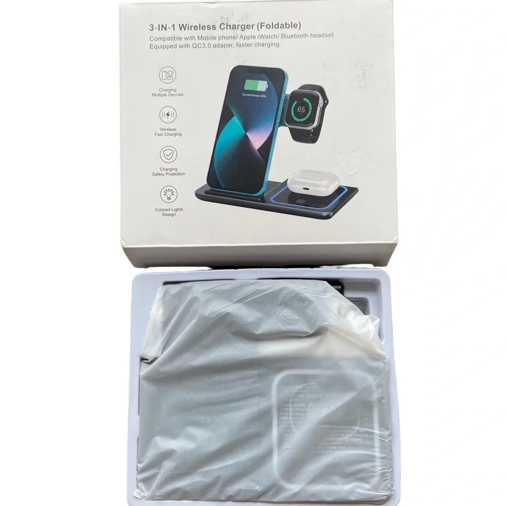 Wireless Charging Station 3 in 1 charger
